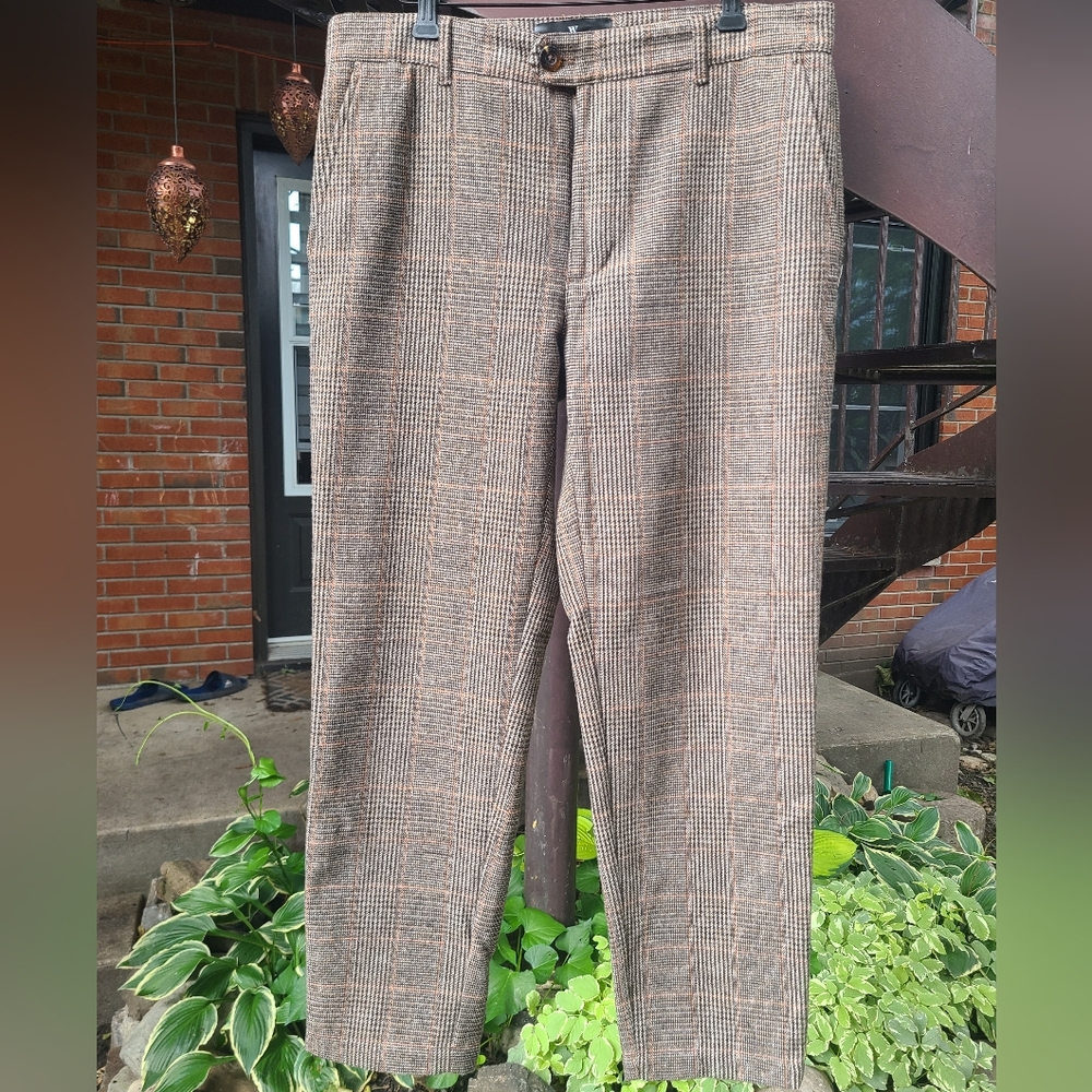 Houston White plaid pants us 34 x 32